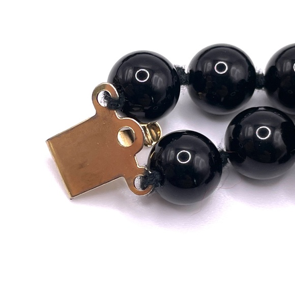 Vintage Panther Head Beaded Necklace Pin - Picture 13 of 16